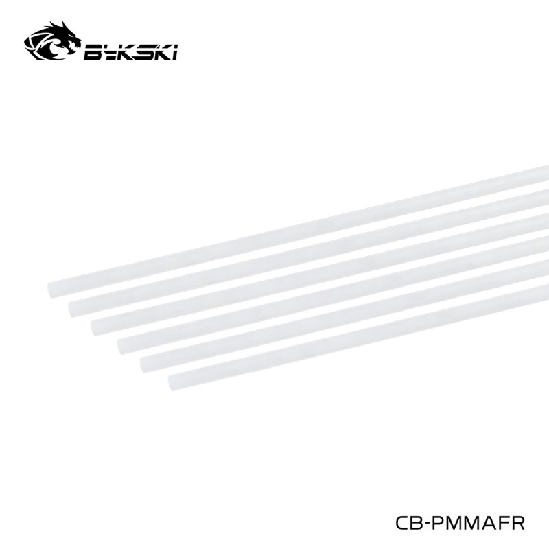 Pc Water Cooling - 6pcs X500mm Bykski 반투명 아크릴 하드