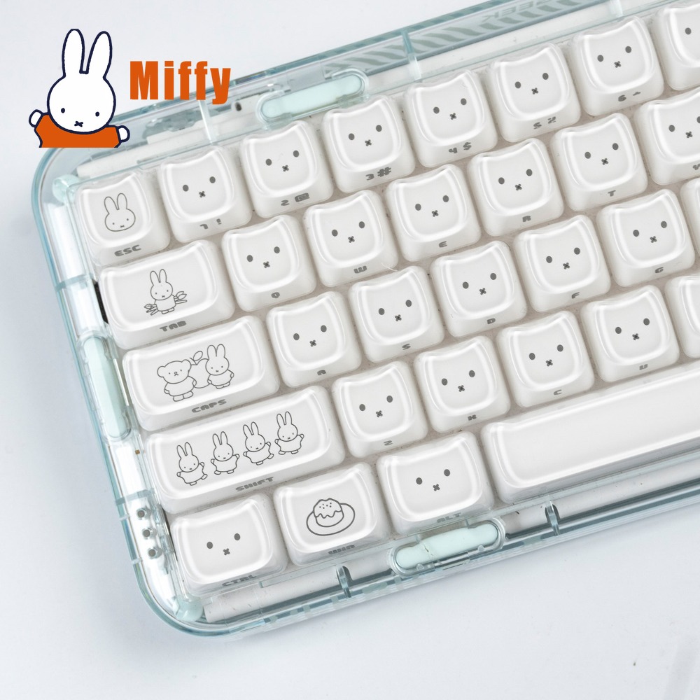 Pc Gaming Lounge - Kawaii Miffy Keycaps 귀여운 토끼 키
