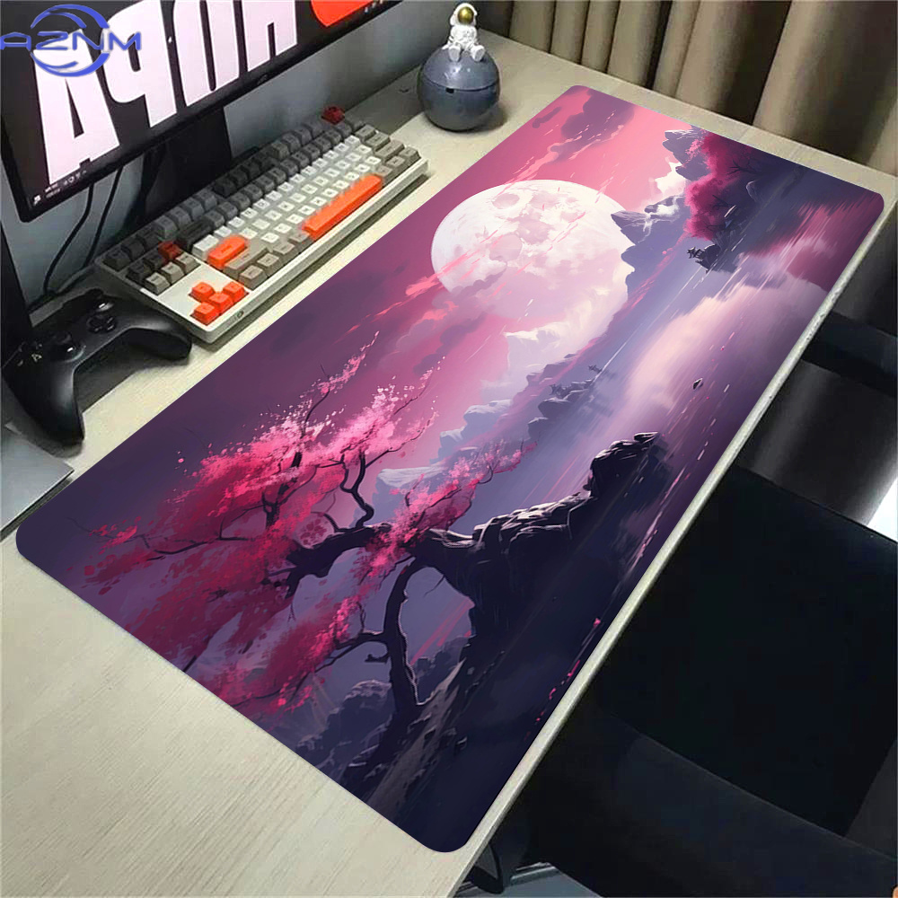 핑크 사쿠라 애니메이션 마우스 패드 풍경 게임용 마우스 - Pc Gaming Pink 리뷰 및 가격