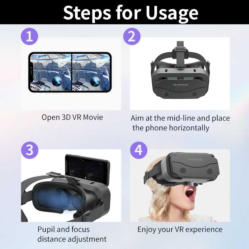 VR 안경 G10 G13 IMAX 대형 스크린 가상 현 - Vr Headset Pc 리뷰 및 가격
