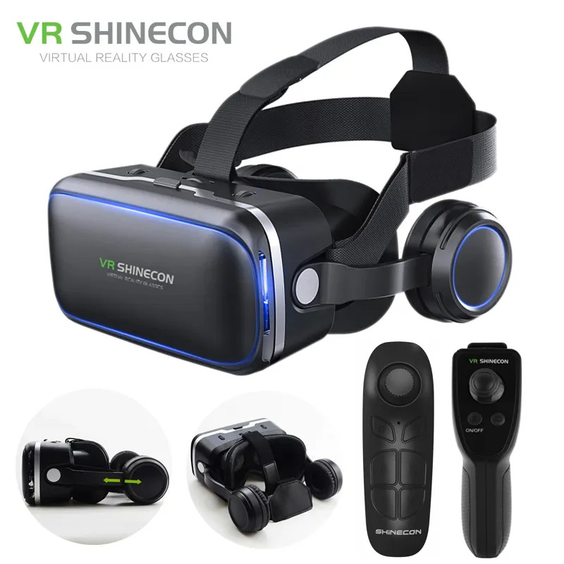 VR Shinecon 6.0 헤드폰 버전 IOS And - Vr Headset Pc 리뷰 및 가격